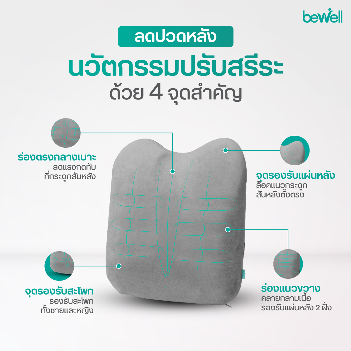 Soft Velvet Cover ปลอกผ้ากำมะหยี่นุ่มสบาย Bewell