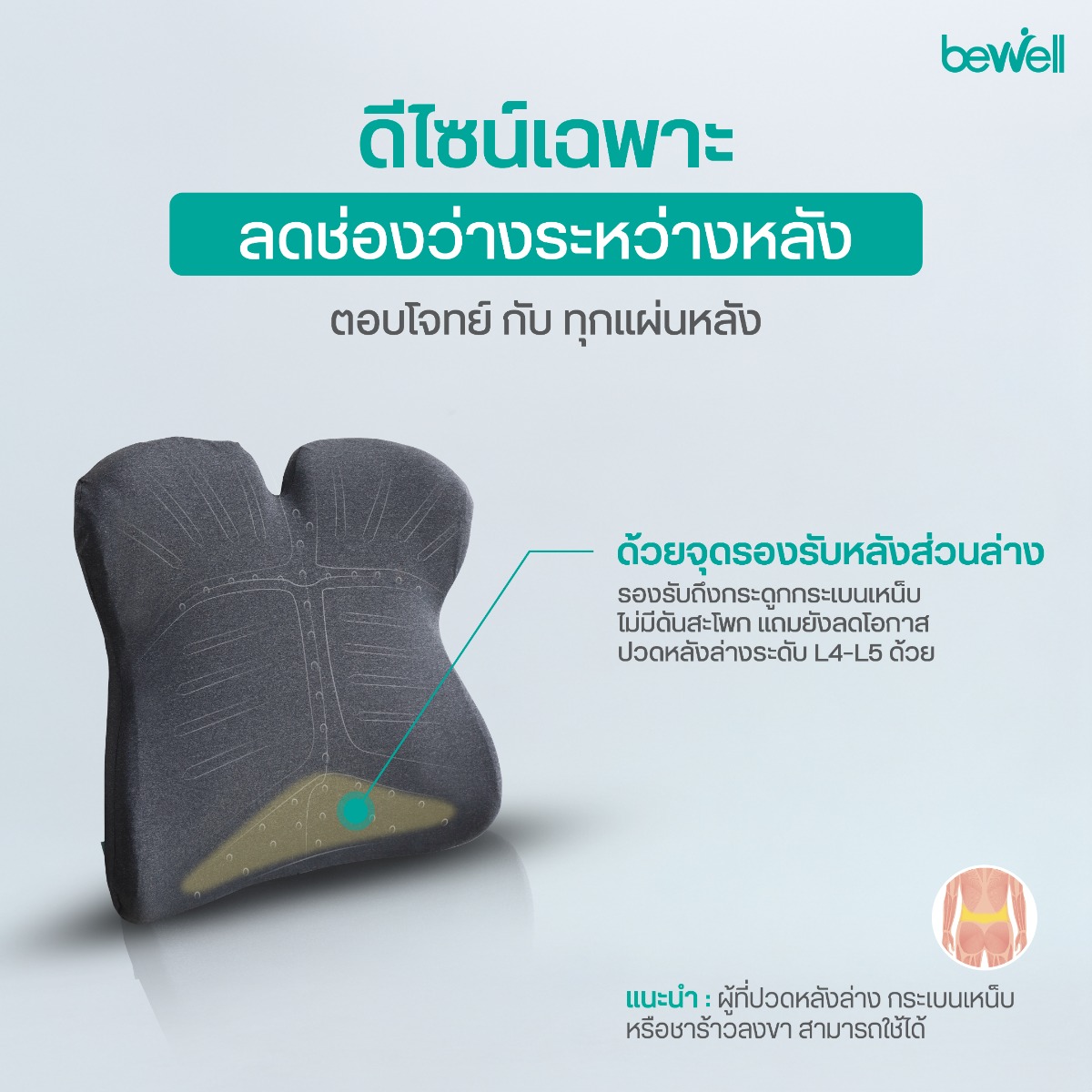 สายรัด Double Lock Strap ปรับระดับและยึดติดแน่นกับเก้าอี้