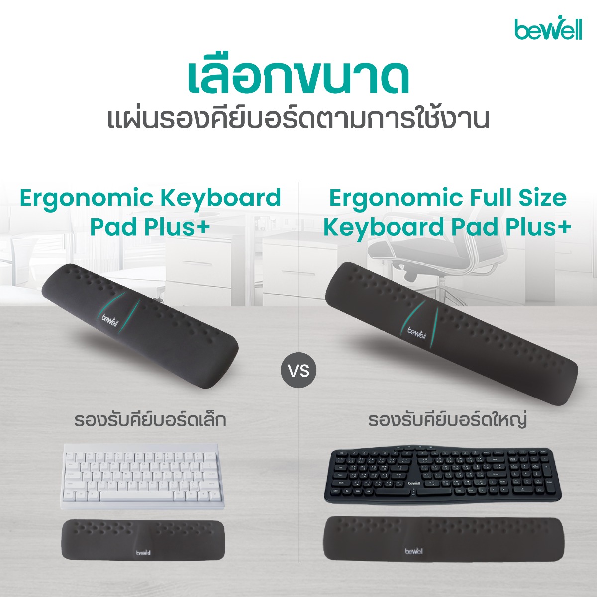 เมาส์เพื่อสุขภาพ Bewell เชื่อมต่อได้ 3 เครื่อง คลิกเงียบ