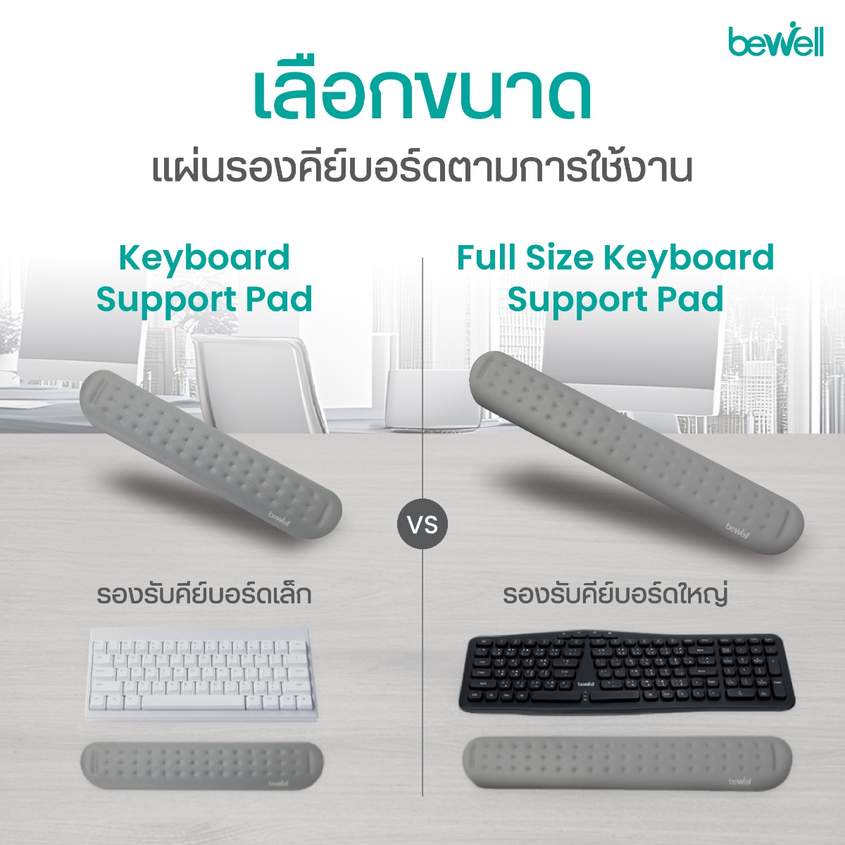 Bewell ปรับ DPI และชาร์จไฟ Type-C