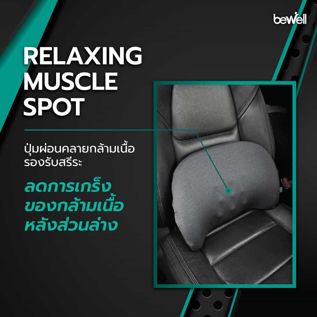 วัสดุ 100% Memory Foam คุณภาพสูง คืนตัวไว ของ Bewell