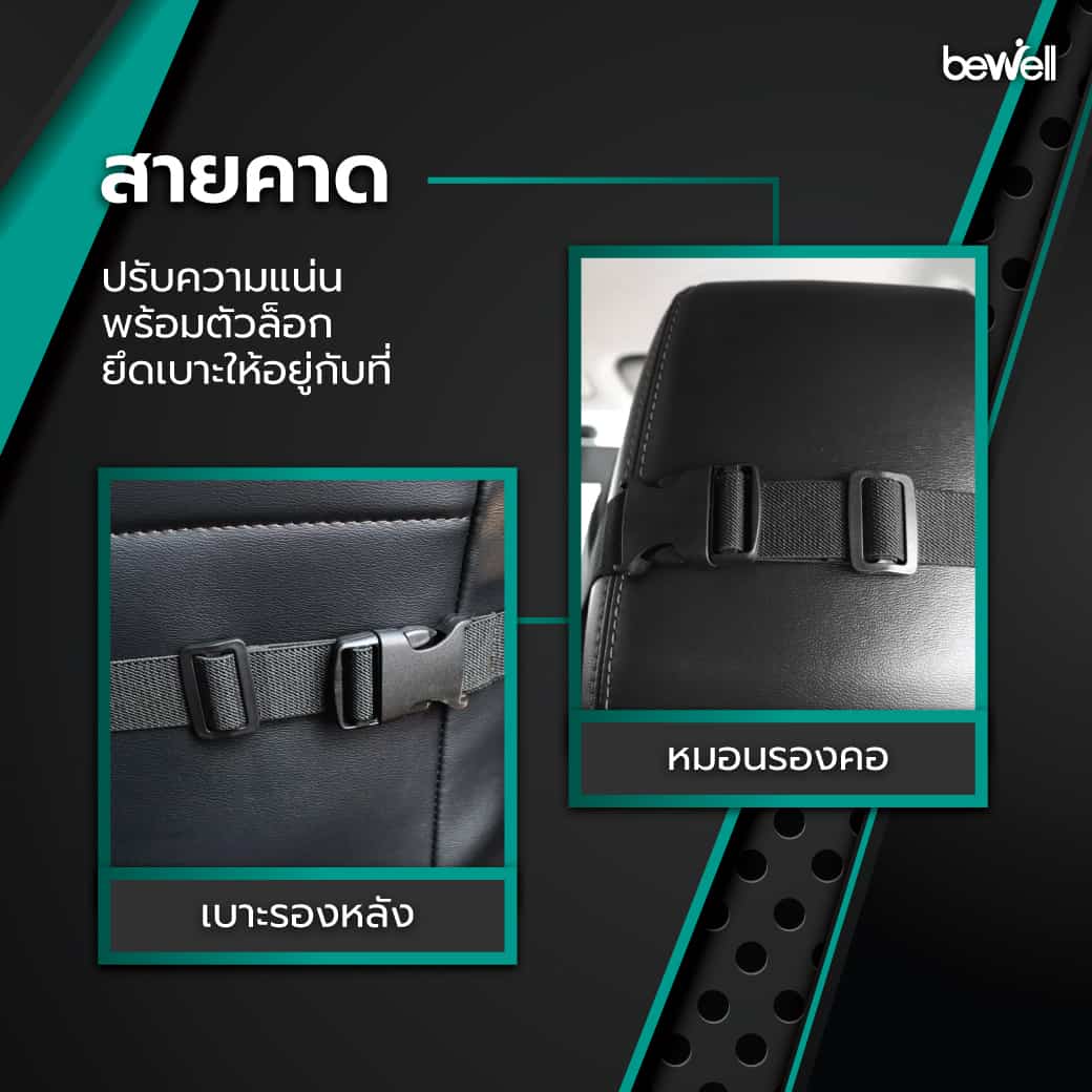 Single Lock Strap สายรัดตัวล็อคเดี่ยว ใส่ได้กับเบาะรถยนต์ทุกรุ่น