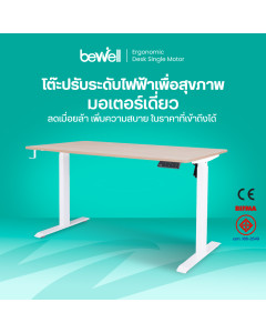 โต๊ะปรับระดับเพื่อสุขภาพ มอเตอร์เดี่ยว | Ergonomic Adjustable Single Motor Desk