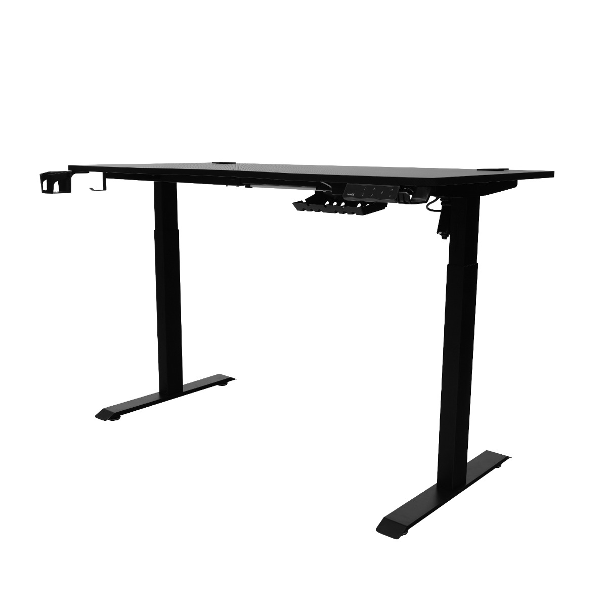 ท็อปโต๊ะ Kevlar และดีไซน์เว้ารองรับสรีระ Bewell Gaming Desk