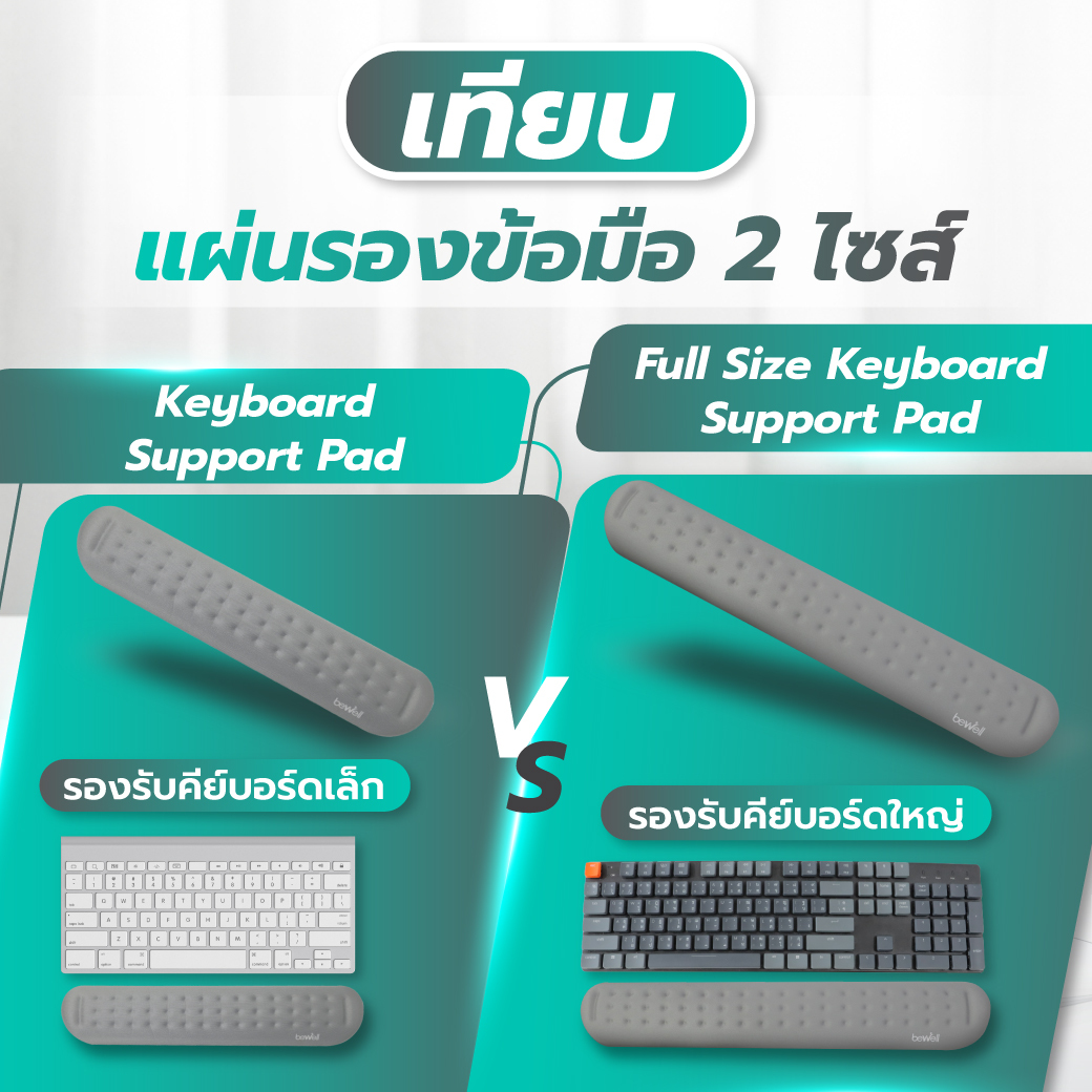 วัสดุเมมโมรี่โฟมแท้ 100% กระจายแรงกดทับ นุ่มแน่น คืนตัวได้ดี