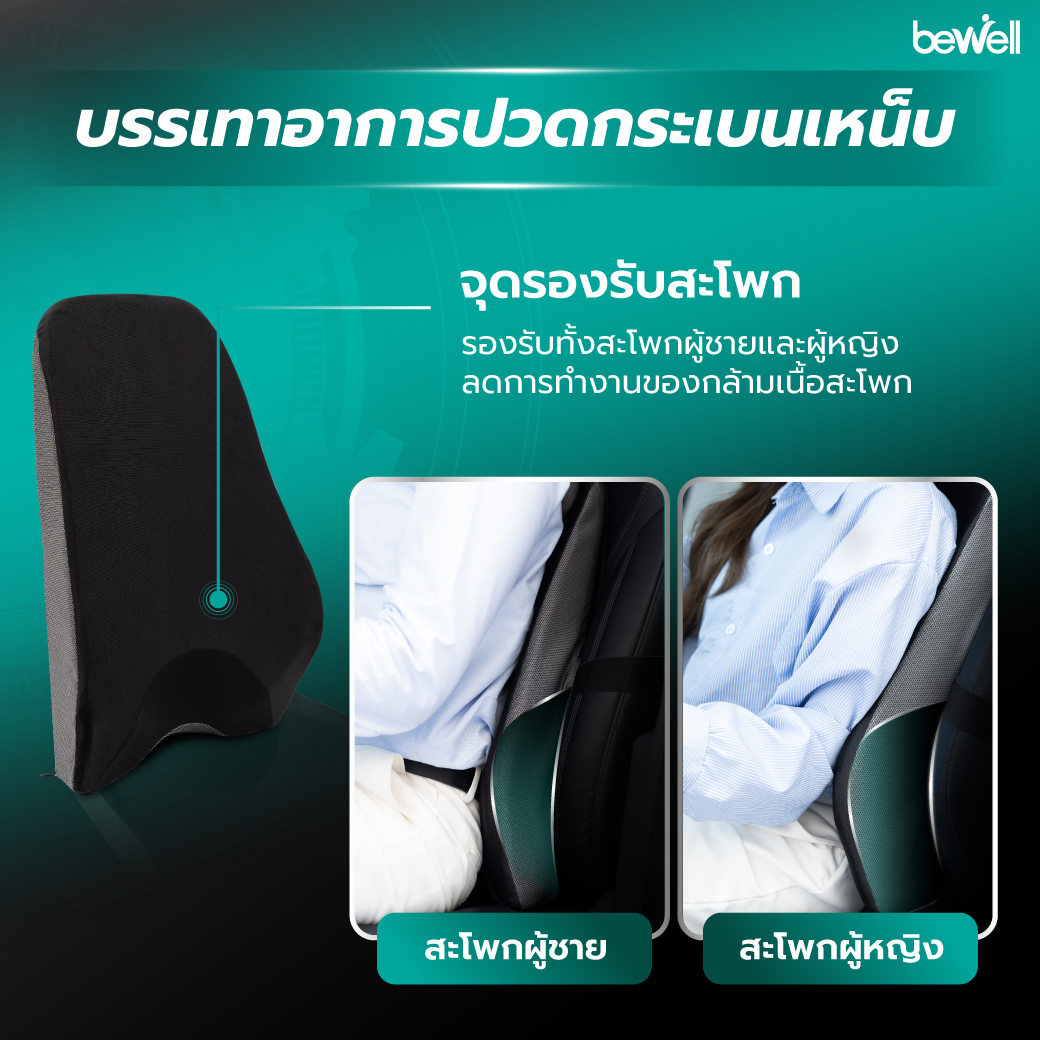 ปลอกผ้า Lycra Fabric ถอดซักได้ ของเบาะรองหลังรถยนต์ Bewell Gen 3