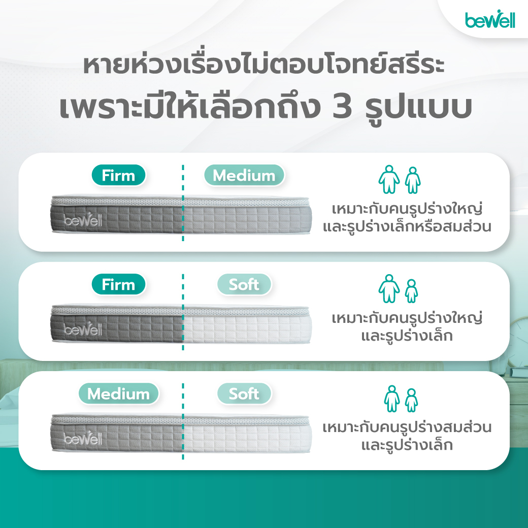 Pocket Spring สปริงแยกอิสระ พลิกตัวไม่รบกวนคนข้างๆ