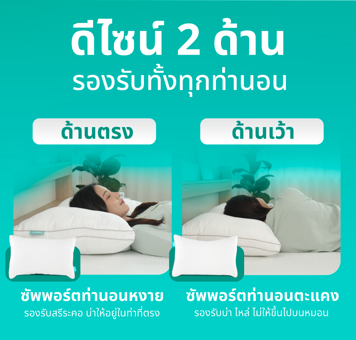 Bewell CloudFill Pillow Soft 3D Virgin Fiber