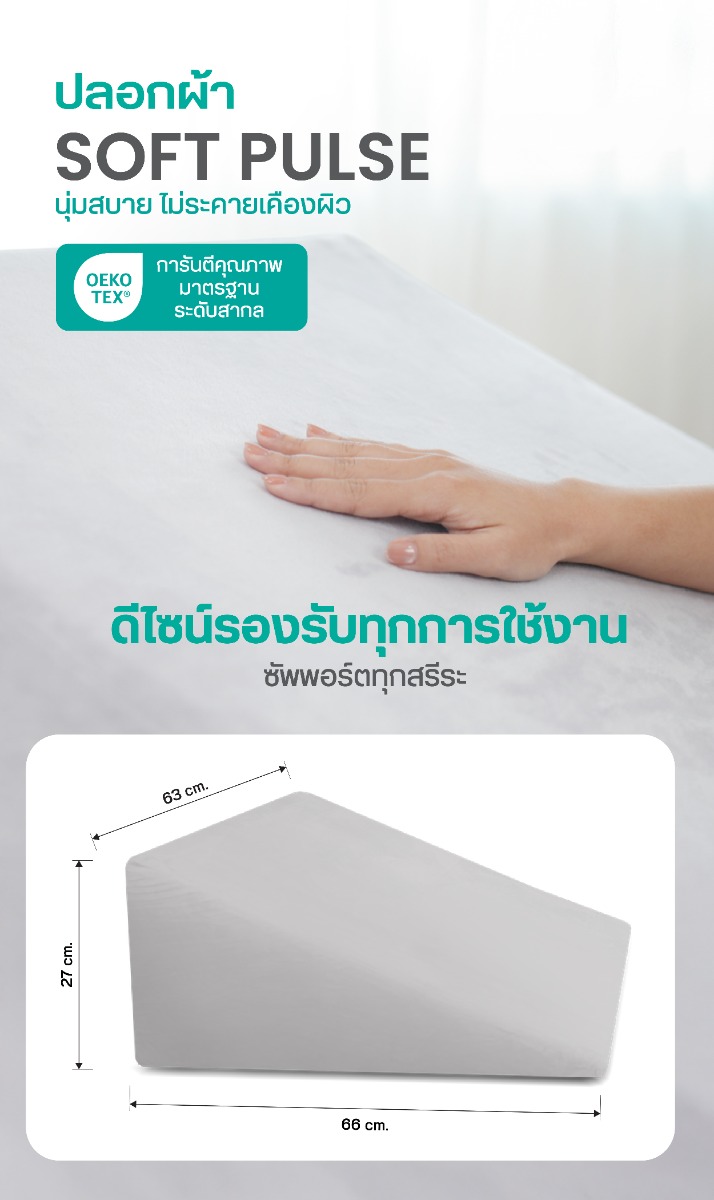 Bewell Multi-posture Back Wedge Pillow for Acid Reflux