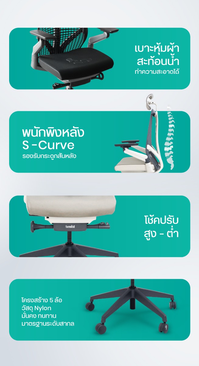 Bewell Embrace Ergonomic Chair