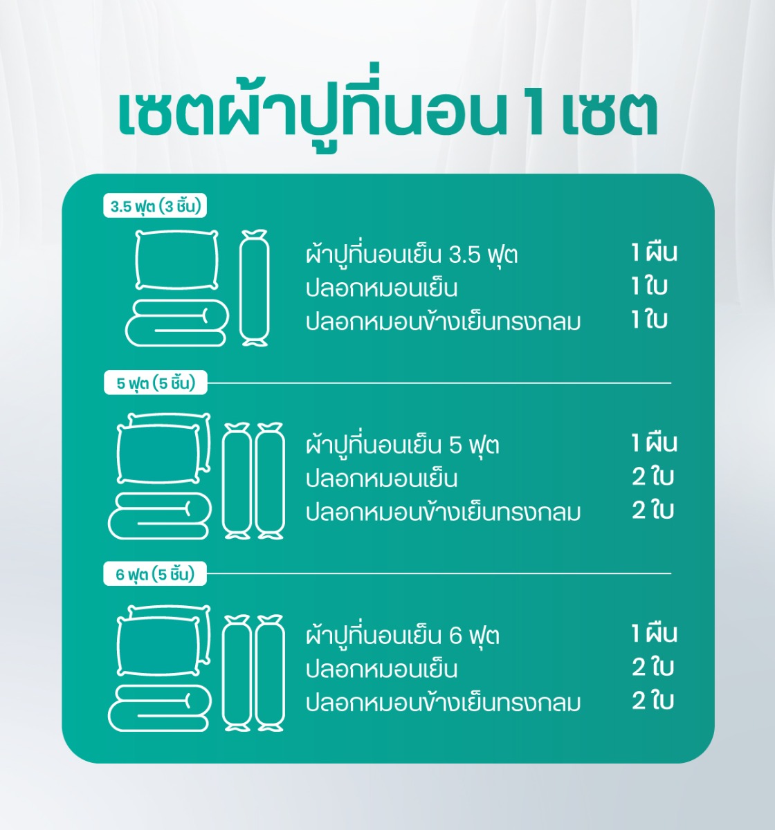 Bewell Cooling Bedding Set Sleep Cooling 360 Cycle