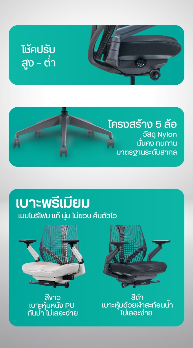 Bewell Embrace Plus Ergonomic Chair