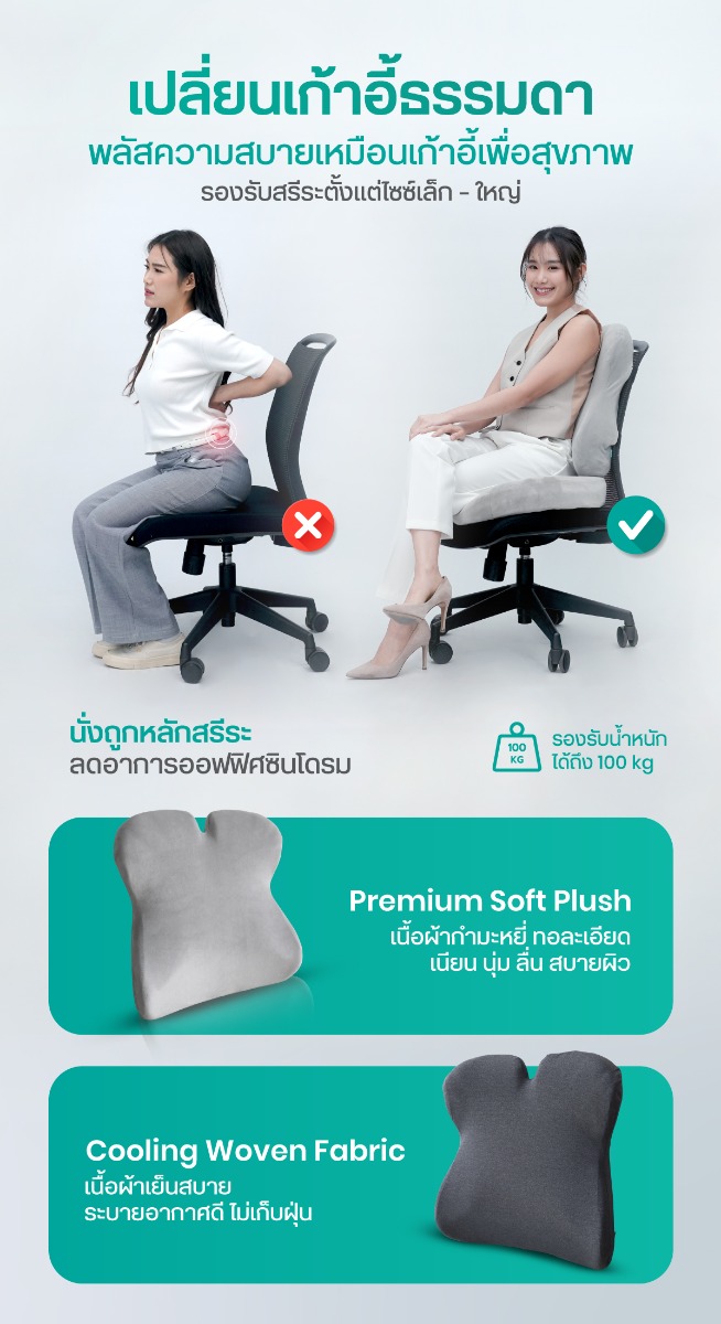 Ergo-Cushion Series Plus Back & Seat
