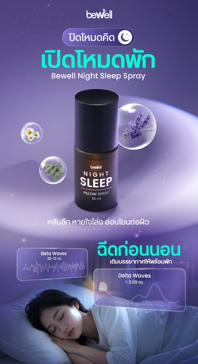Bewell Night Sleep Pillow Spray 01