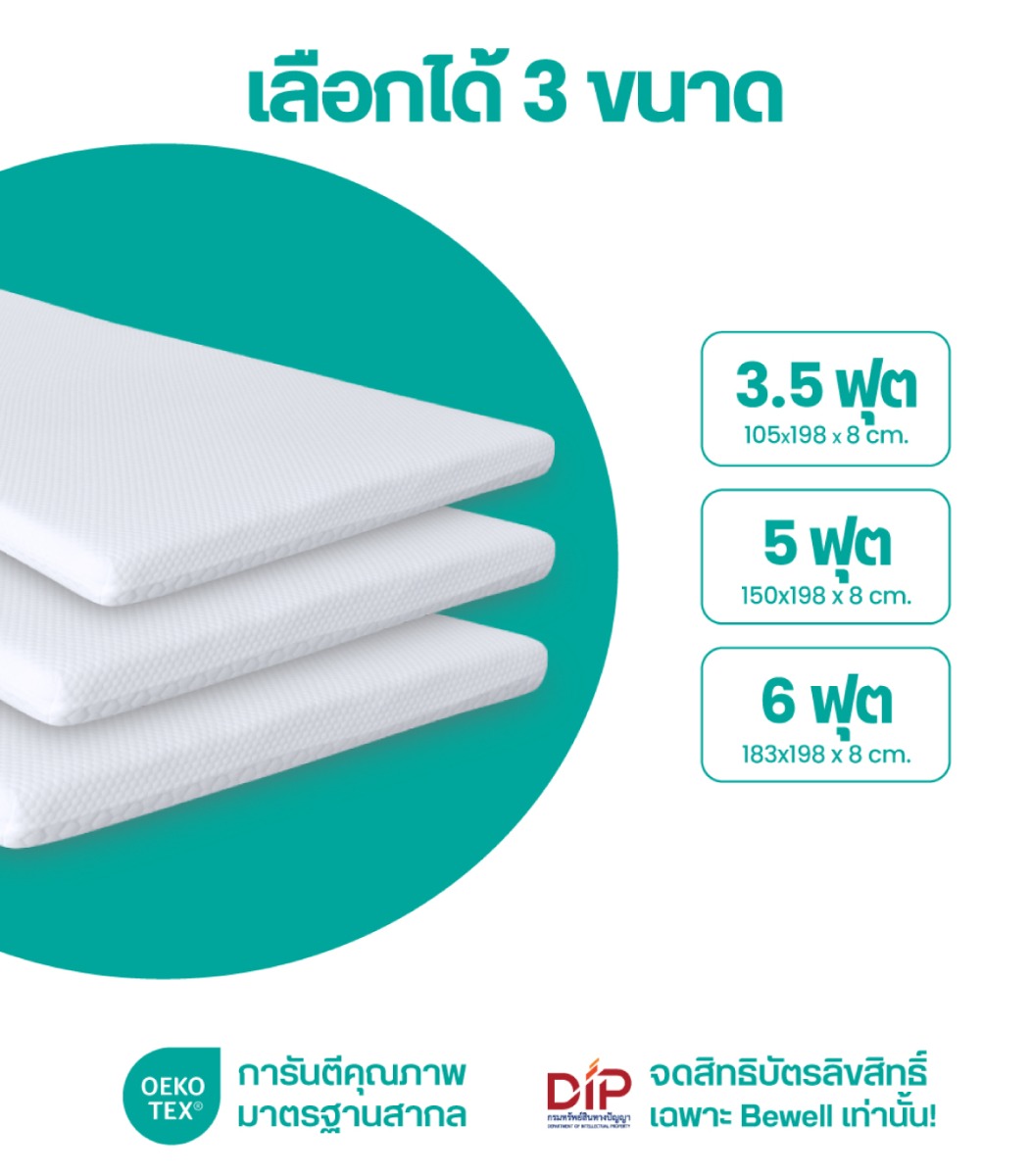 Bewell ErgoDown Topper Premium Goose Down Alternative